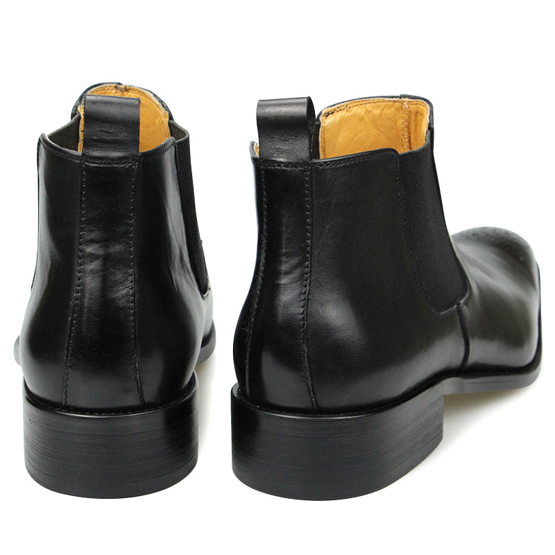 Bottines Chelsea en cuir PU de haute qualité pour hommes – Image 7