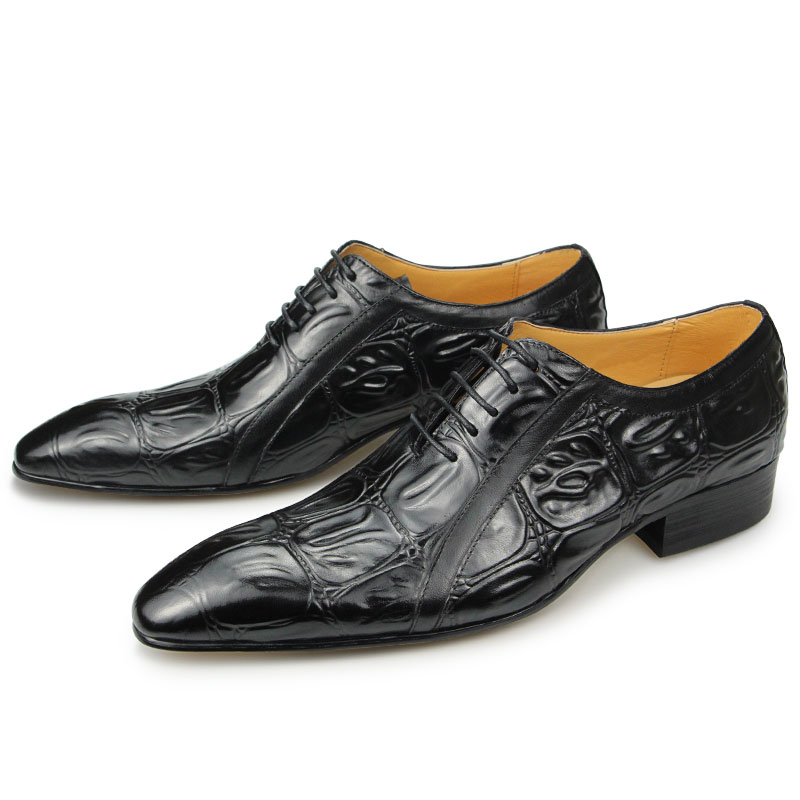 Chaussures d'Affaires de Luxe pour Hommes - Modèle Oxford en Cuir de Vache Véritable – Image 4