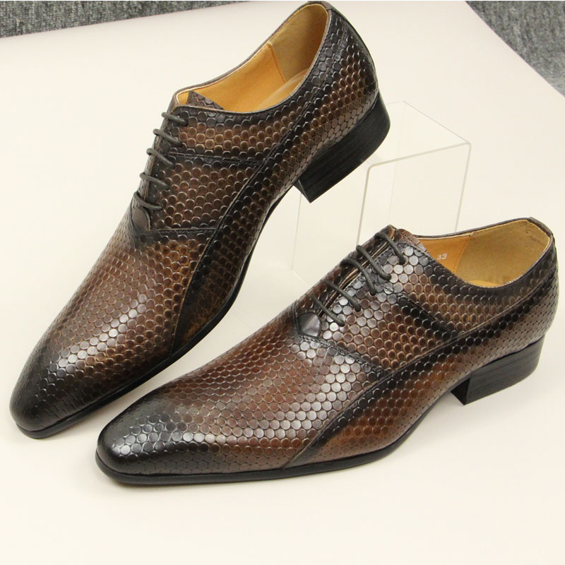 Chaussures Oxford pour hommes - Style britannique rétro, tendance