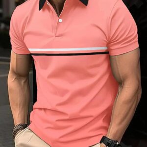 Polos à manches courtes pour hommes