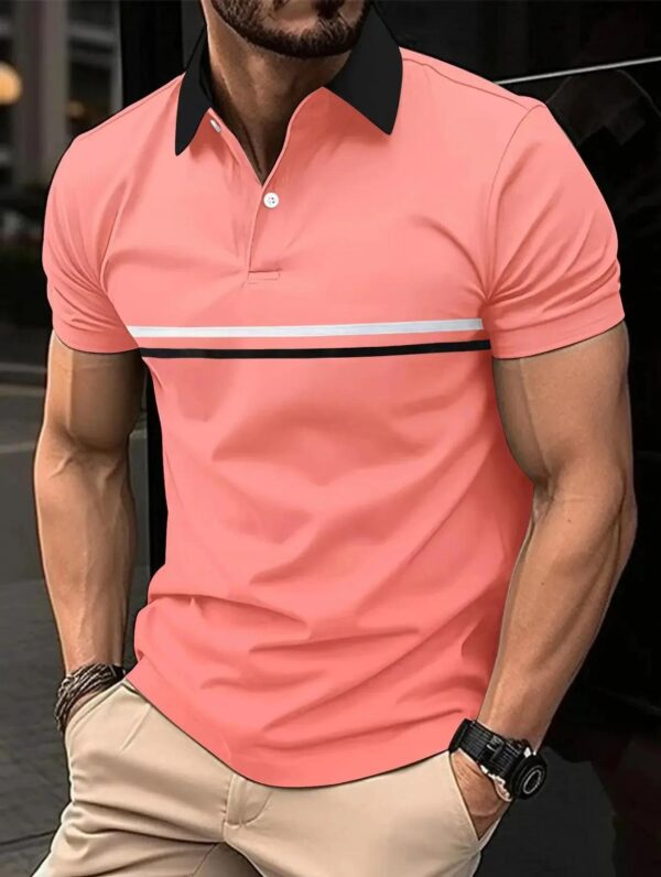 Polos à manches courtes pour hommes