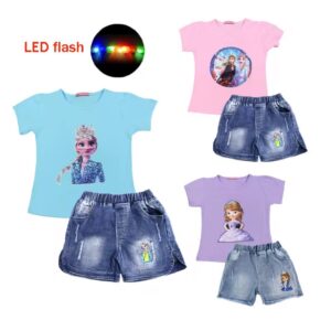 Haut+ jeans fille