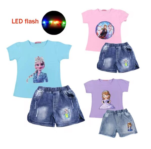 Haut+ jeans fille