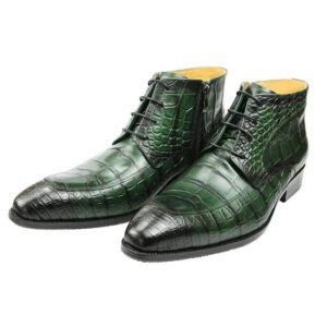 Bottes classiques en cuir véritable