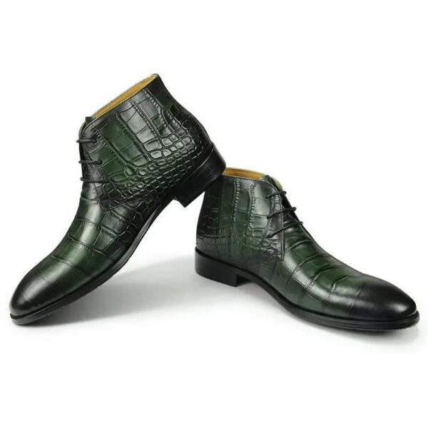 Bottes classiques en cuir véritable – Image 2