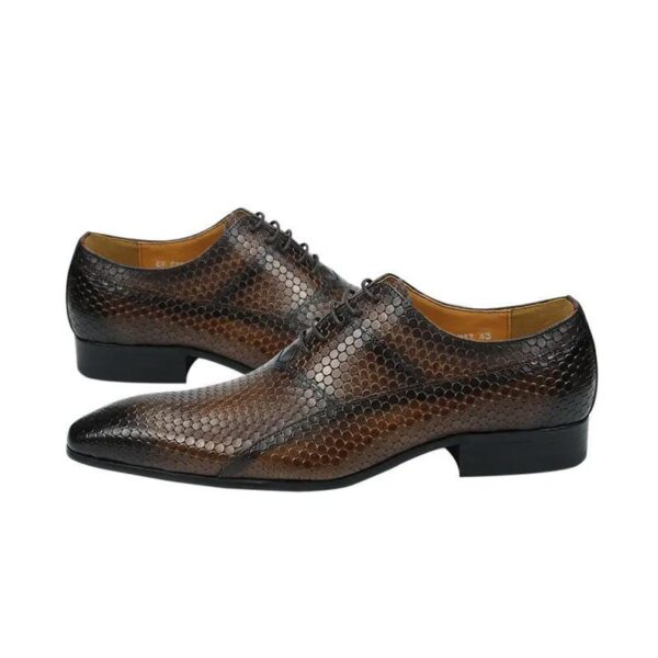 chaussures de luxe en cuir véritable – Image 2